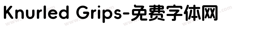 Knurled Grips字体转换